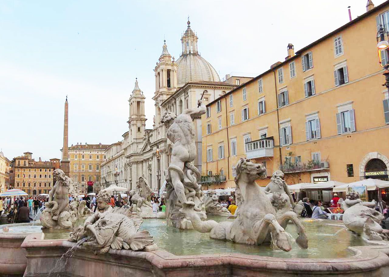 Roma Fountais Piazza Navona